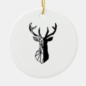 Oh Deer Soft Minimal Vibe Keramisch Ornament (Voorkant)