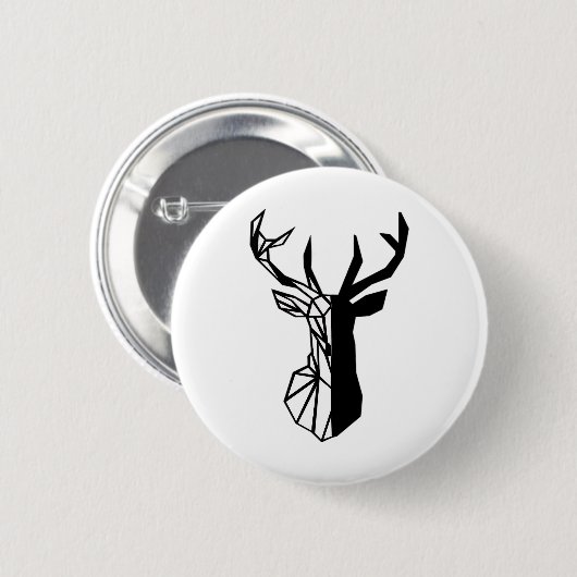 Oh Deer Soft Minimal Vibe  Ronde Button 5,7 Cm (Voorkant /achterkant)