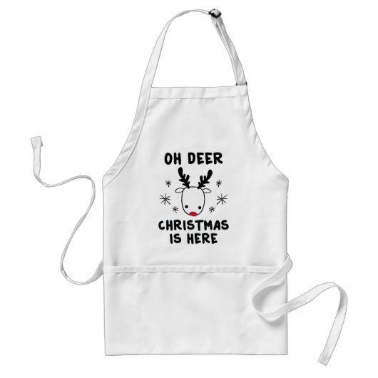 Oh Deer Standaard Schort (Voorkant)