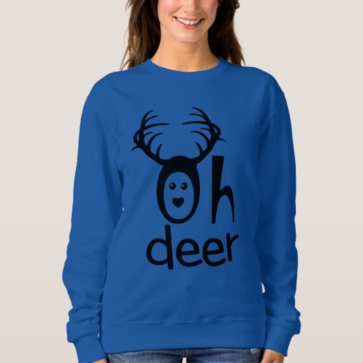 Oh Deer Sweater voor vrouwen (Voorkant)