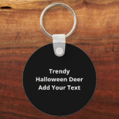Oh Deer Trendy Halloween Stijl Sleutelhanger (Achterkant)