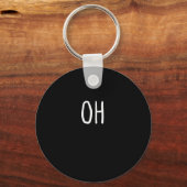 Oh Deer Trendy Halloween Stijl Sleutelhanger (Voorkant)