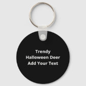 Oh Deer Trendy Halloween Stijl Sleutelhanger (Achterkant)