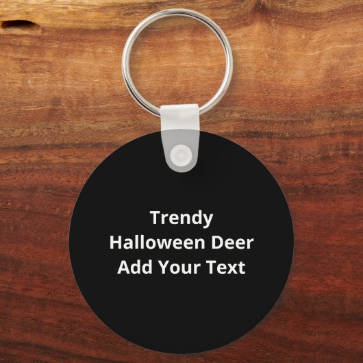 Oh Deer Trendy Halloween Style Keychain (Achterkant)