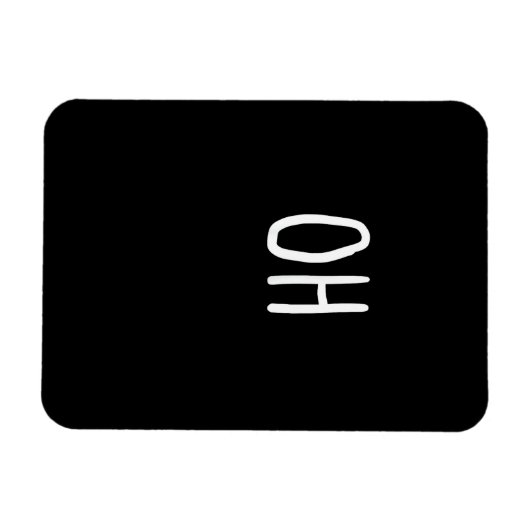 Oh Deer Trendy Halloween Style  Magneet (Horizontaal)