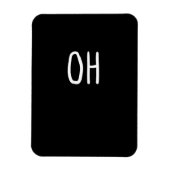 Oh Deer Trendy Halloween Style  Magneet (Verticaal)