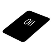 Oh Deer Trendy Halloween Style  Magneet (Linkerzijde)