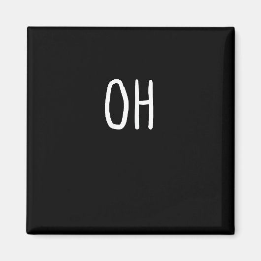 Oh Deer Trendy Halloween Style  Magneet (Voorkant)