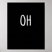 Oh Deer Trendy Halloween Style  Poster (Voorkant)