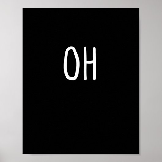 Oh Deer Trendy Halloween Style  Poster (Voorkant)