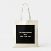 Oh Deer Trendy Halloween Style Tote Bag (Achterkant)