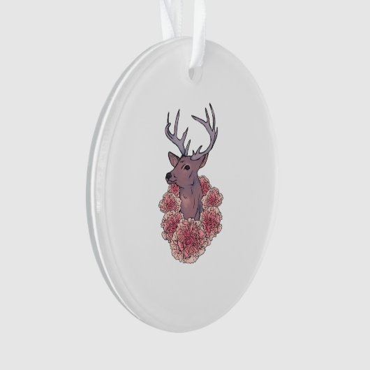 Oh Deer Trendy Minimal Aesthetic Ornament (voorkant)