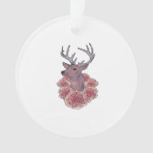 Oh Deer Trendy Minimal Aesthetic Ornament (voorkant)