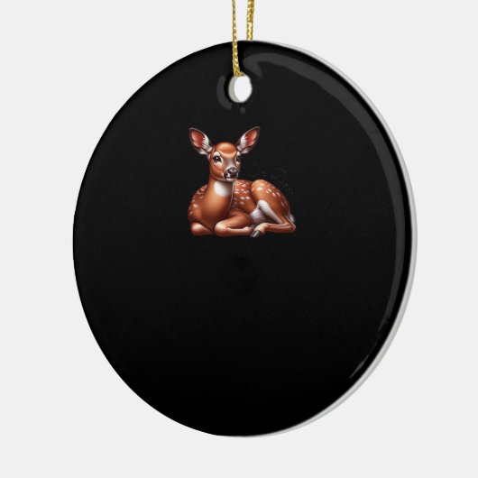 Oh Deer Trendy Modern Aesthetic Keramisch Ornament (Links)