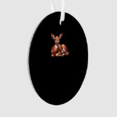 Oh Deer Trendy Modern Aesthetic Ornament (voorkant)
