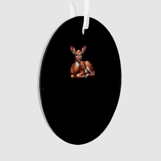 Oh Deer Trendy Modern Aesthetic Ornament (voorkant)