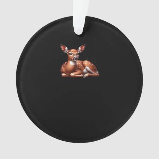 Oh Deer Trendy Modern Aesthetic Ornament (voorkant)