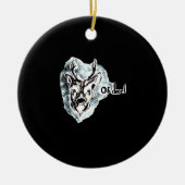 Oh Deer Trendy Modern Style Keramisch Ornament (Voorkant)