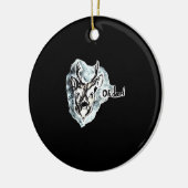 Oh Deer Trendy Modern Style Keramisch Ornament (Links)