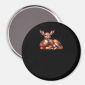Oh Deer Trendy Moderne Esthetiek Magneet (Voorkant / Achterkant)