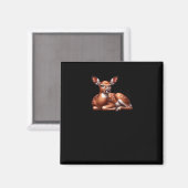 Oh Deer Trendy Moderne Esthetiek Magneet (Voorkant / Achterkant)
