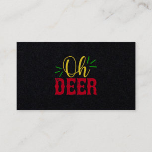 Oh Deer Visitekaartje
