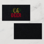 Oh Deer Visitekaartje (Voorkant / Achterkant)