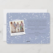 Oh Deer wat een jaar eenvoudige Typografie Moderne Feestdagenkaart (Achterkant)