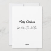 Oh Deer wat een jaar kerstdierlijk niet-foto Feestdagenkaart (Achterkant)