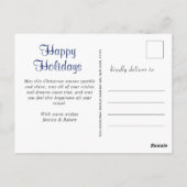 Oh Deer wat een jaar kerstfeestelijke groet Briefkaart (Achterkant)