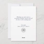 Oh Deer wat een jaar kerstgezelschap Feestdagenkaart (Achterkant)