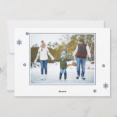 Oh Deer wat een jaar prettige kerstfeestelijke fot Feestdagenkaart (Achterkant)