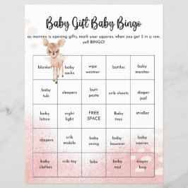 Oh Deer We hebben een baby shower Games Flyer