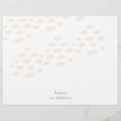 Oh Deer We hebben een baby shower Games Flyer (Achterkant)