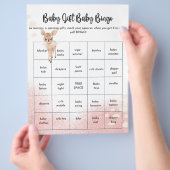 Oh Deer We hebben een baby shower Games Flyer (Hand)