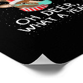 Oh Deer What a Year Christmas Family Style Poster (Hoek)