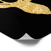 Oh Deer What A Year Funny Christmas Holiday Poster (Hoek)