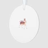 Oh Deer Whimsical Creative Design Acrylic Ornament (voorkant)