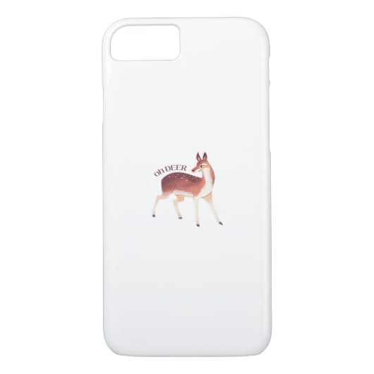 Oh Deer Whimsical Creative Design  Case-Mate iPhone Case (Achterkant)