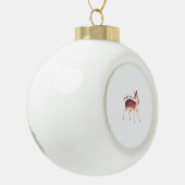 Oh Deer Whimsical Creative Design  Keramische Bal Ornament (Links)