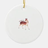 Oh Deer Whimsical Creative Design Ornament (Voorkant)