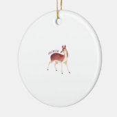 Oh Deer Whimsical Creative Design Ornament (Links)