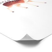 Oh Deer Whimsical Creative Design  Poster (Hoek)