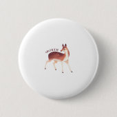 Oh Deer Whimsical Creative Design Ronde Button 5,7 Cm (Voorkant)