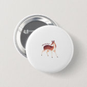 Oh Deer Whimsical Creative Design Ronde Button 5,7 Cm (Voorkant /achterkant)