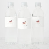Oh Deer Whimsical Creative Design  Waterfles Etiket (Flessen)