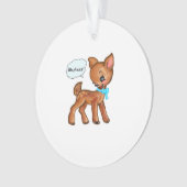 Oh Deer Whimsical Forest Vibe Ornament (voorkant)