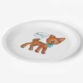Oh Deer Whimsical Forest Vibe  Papieren Bordje (Gekanteld)