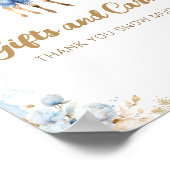 Oh Deer Winter Baby Jongen Douche Gift Kaart Poster (Hoek)