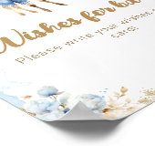 Oh Deer Winter Baby Jongen Douche Wensen Game Poster (Hoek)